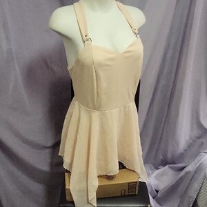 Chic Cream Mini Dress